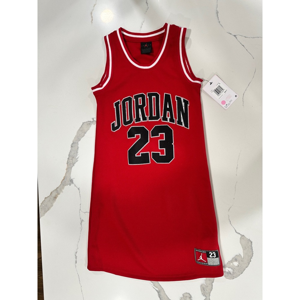 Jordan Jersey‎ Dress 23 Sleeveless Gym Red Basketball Style Kids Size M